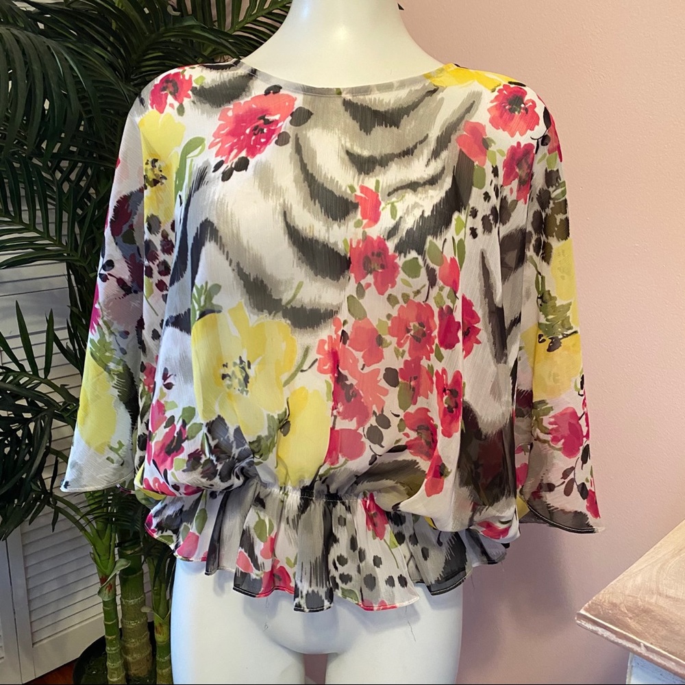 love...ady | Floral print top | Gathered waist